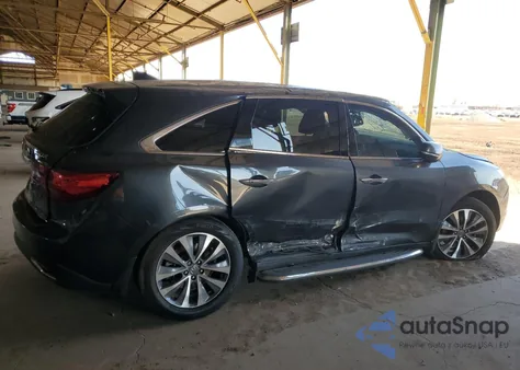 2016 Acura Mdx Technology from USA, damaged, VIN 5FRYD3H40GB013812